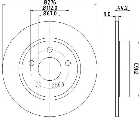 Mintex MDC2522 - Bremžu diski www.autospares.lv