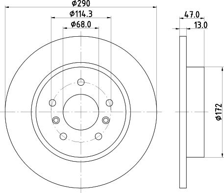 Mintex MDC2693 - Bremžu diski www.autospares.lv