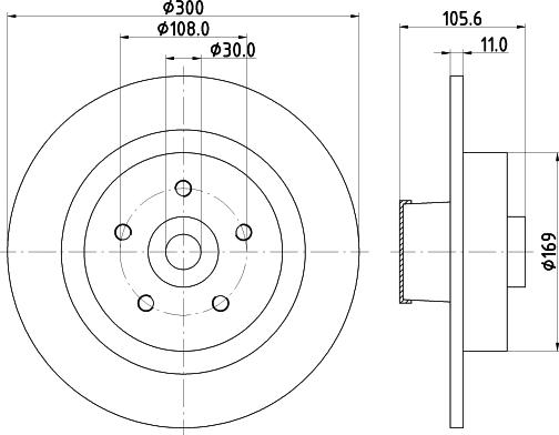 Mintex MDC2620 - Bremžu diski www.autospares.lv