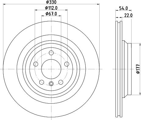 Mintex MDC2672 - Bremžu diski www.autospares.lv