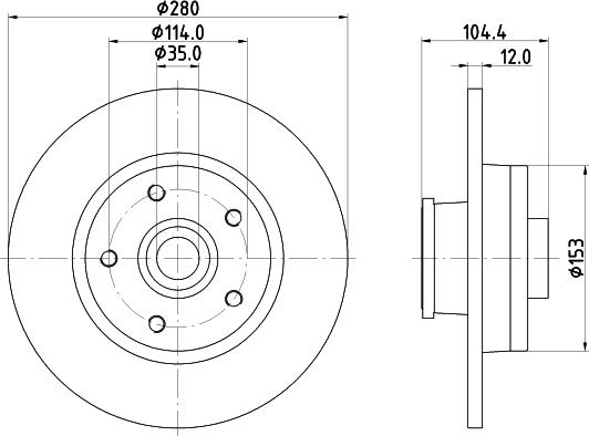 Mintex MDC2677 - Bremžu diski www.autospares.lv