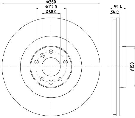 Mintex MDC2069 - Brake Disc www.autospares.lv