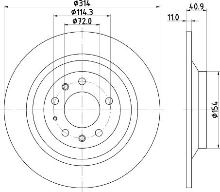 Mintex MDC2027 - Bremžu diski www.autospares.lv