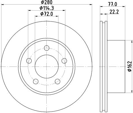 Mintex MDC2100 - Bremžu diski www.autospares.lv