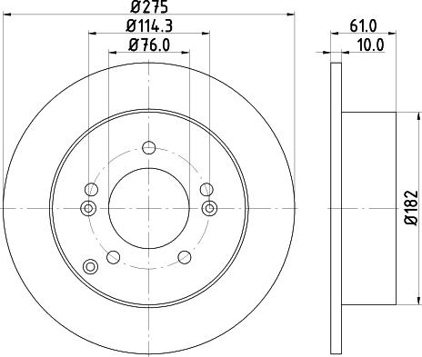 Mintex MDC2108 - Bremžu diski www.autospares.lv