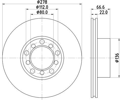 Mintex MDC213 - Bremžu diski www.autospares.lv