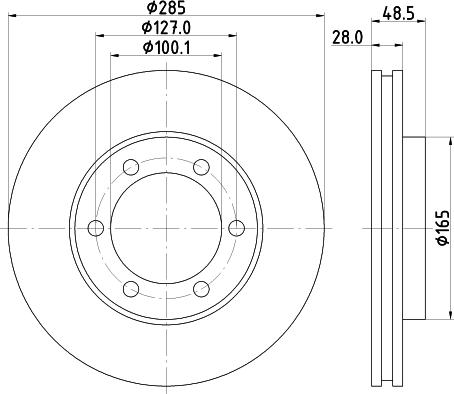 Mintex MDC2347 - Bremžu diski www.autospares.lv