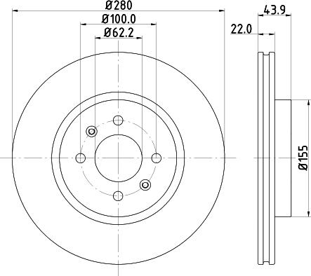 Mintex MDC2362 - Bremžu diski www.autospares.lv