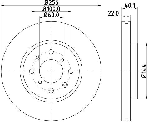 Mintex MDC2304 - Bremžu diski autospares.lv