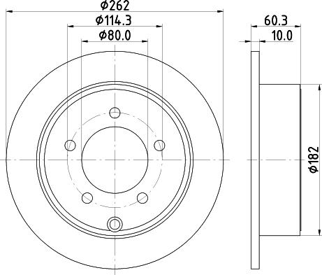 Mintex MDC2298 - Bremžu diski www.autospares.lv