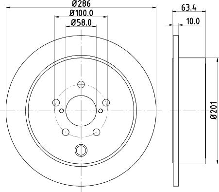 Mintex MDC2209 - Bremžu diski www.autospares.lv