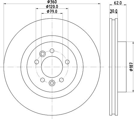 Mintex MDC2748 - Bremžu diski www.autospares.lv