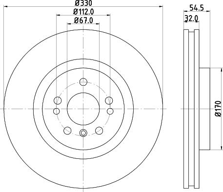 Mintex MDC2780C - Bremžu diski www.autospares.lv