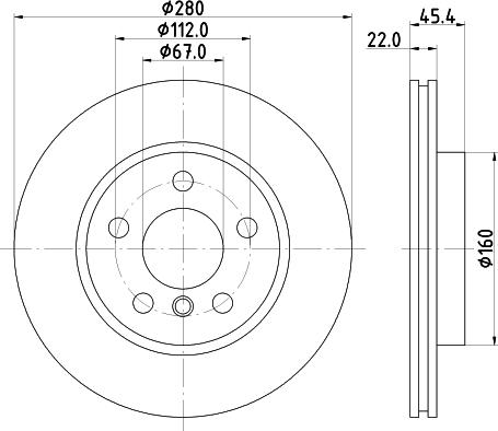 Mintex MDC2726 - Bremžu diski www.autospares.lv