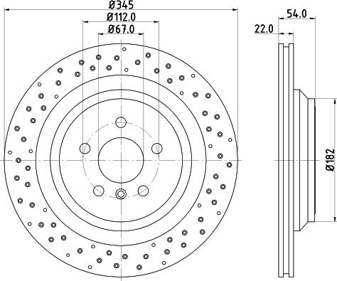 Mintex MDC2778C - Bremžu diski www.autospares.lv