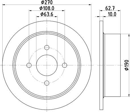 Mintex MDC790 - Bremžu diski www.autospares.lv