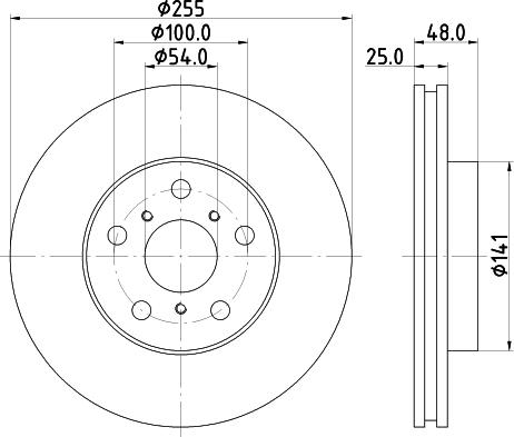 Mintex MDC746 - Bremžu diski www.autospares.lv