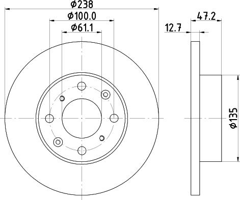 Mintex MDC707 - Bremžu diski autospares.lv