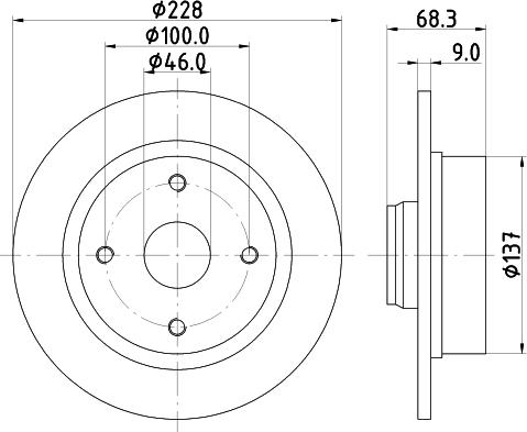 Mintex MDC733 - Bremžu diski autospares.lv