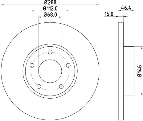 Mintex MDC770 - Bremžu diski www.autospares.lv