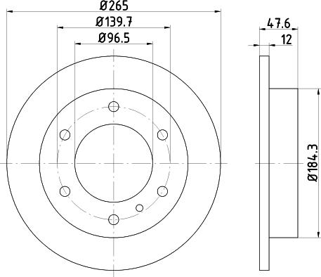 Mintex MDC771 - Bremžu diski autospares.lv