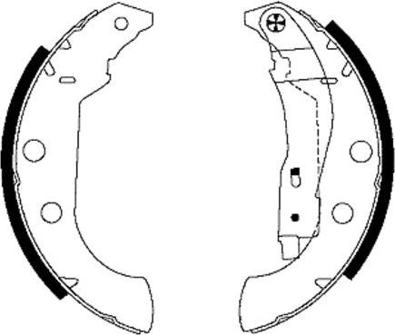 Mintex MFR449 - Bremžu loku komplekts www.autospares.lv