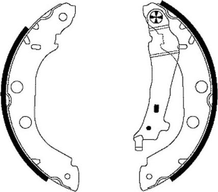 Mintex MFR469 - Bremžu loku komplekts www.autospares.lv