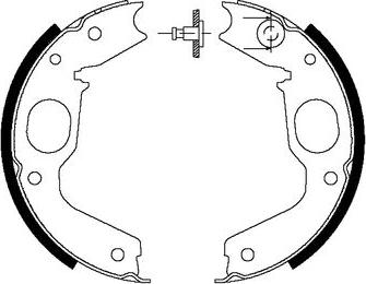 Mintex MFR489 - Bremžu loku kompl., Stāvbremze www.autospares.lv