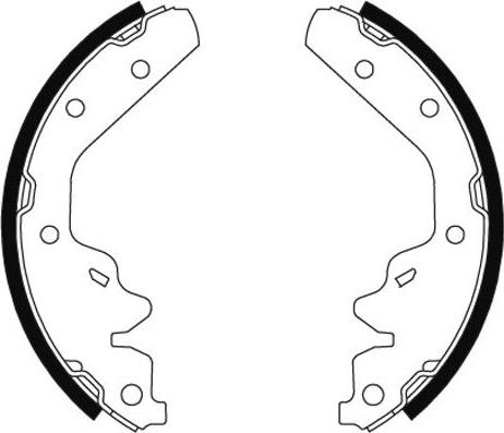 Mintex MFR421 - Bremžu loku komplekts www.autospares.lv