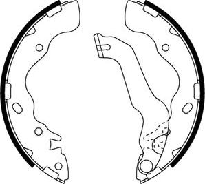 Mintex MFR552 - Brake Shoe Set www.autospares.lv