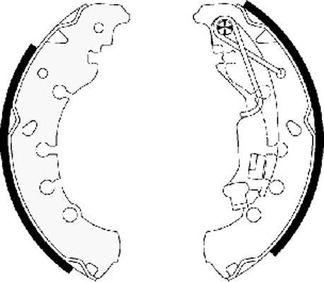 Mintex MFR565 - Brake Shoe Set www.autospares.lv