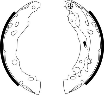 Mintex MFR520 - Brake Shoe Set www.autospares.lv