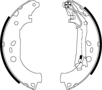 Mintex MFR579 - Brake Shoe Set www.autospares.lv