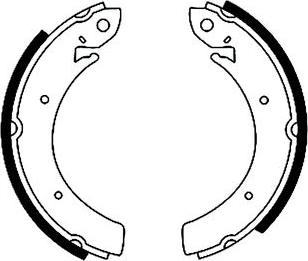 Mintex MFR570 - Brake Shoe Set www.autospares.lv