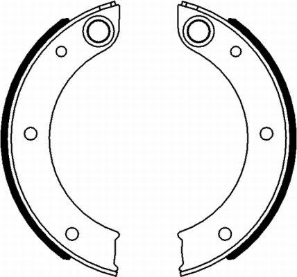 Mintex MFR647 - Bremžu loku kompl., Stāvbremze www.autospares.lv