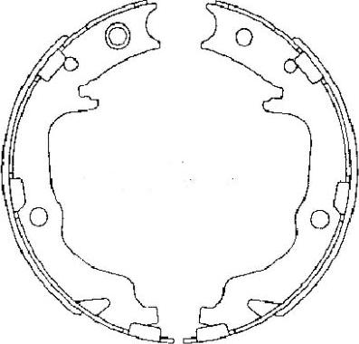 Mintex MFR683 - Bremžu loku kompl., Stāvbremze www.autospares.lv