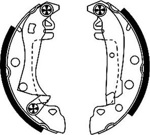 Mintex MFR152 - Brake Shoe Set www.autospares.lv