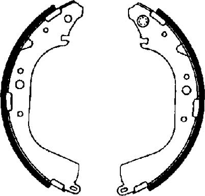 Mintex MFR343 - Brake Shoe Set www.autospares.lv