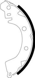 Mintex MFR304 - Brake Shoe Set www.autospares.lv