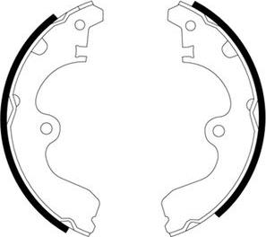 Mintex MFR307 - Brake Shoe Set www.autospares.lv