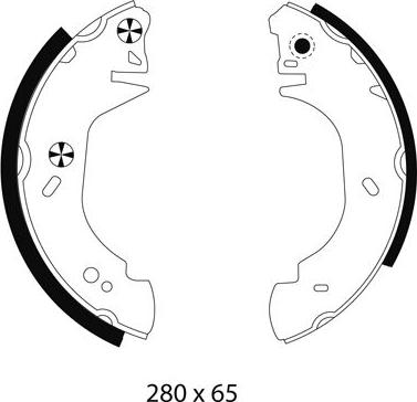 Mintex MFR330 - Bremžu loku komplekts www.autospares.lv