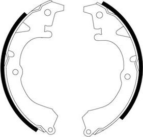 Mintex MFR246 - Brake Shoe Set www.autospares.lv