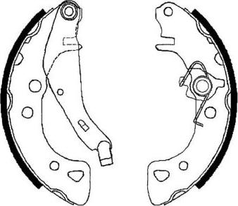 Mintex MFR261 - Bremžu loku komplekts www.autospares.lv