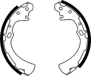 Mintex MFR263 - Brake Shoe Set www.autospares.lv