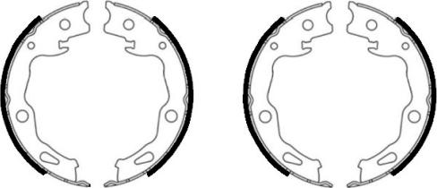 Mintex MFR764 - Bremžu loku kompl., Stāvbremze autospares.lv