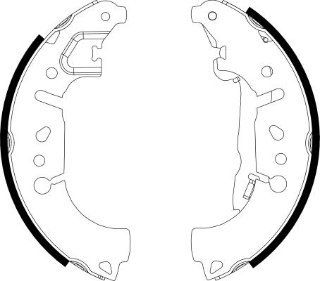 Mintex MFR731 - Brake Shoe Set www.autospares.lv