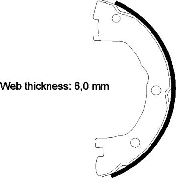 Mintex MFR729 - Bremžu loku kompl., Stāvbremze www.autospares.lv