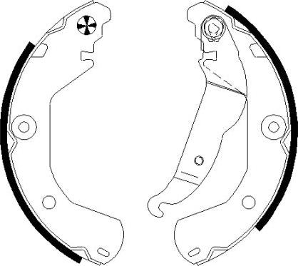 Mintex MFR720 - Bremžu loku komplekts www.autospares.lv