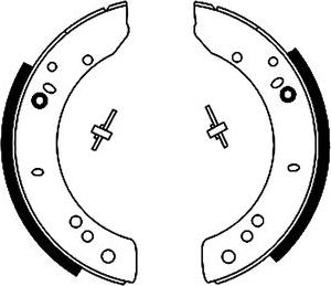 Mintex MGR58 - Bremžu loku komplekts www.autospares.lv