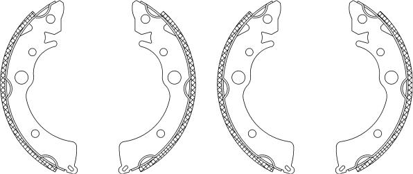 Mintex MSK094 - Bremžu loku komplekts www.autospares.lv